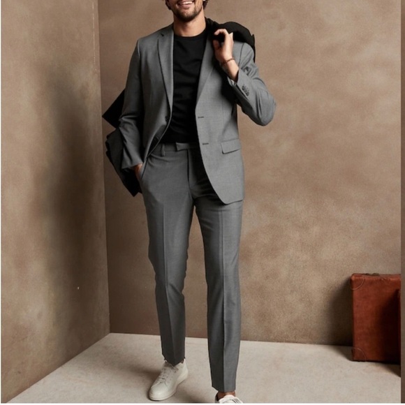 Banana Republic Men’s Wool Tailored Fit Sports Coat Blazer Suit Jacket 38S - Picture 6 of 15